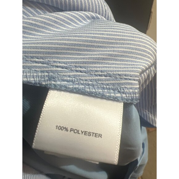 Peter Millar Mens Blue Polyester Dress Shorts 42L Made In Thailand - Picture 2 of 5